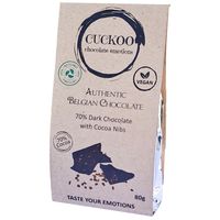Cuckoo - 70% Dark Chocolate & Cocoa Nibs